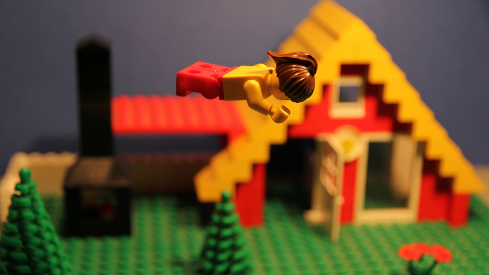 Sprünge und Flüge mit LEGO Stop Motion